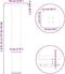 vidaXL - Salontafelpoten - 4 - st - 30-32 - cm - staal - antraciet