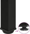 vidaXL - Salontafelpoten - 4 - st - 30-32 - cm - staal - zwart