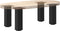 vidaXL - Salontafelpoten - 4 - st - 30-32 - cm - staal - zwart