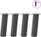 vidaXL - Salontafelpoten - 4 - st - 30 - cm - staal - antraciet