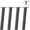 vidaXL - Salontafelpoten - 4 - st - 30 - cm - staal - antraciet