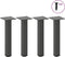 vidaXL - Salontafelpoten - 4 - st - 42-44 - cm - staal - antraciet