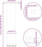 vidaXL - Salontafelpoten - 4 - st - 42-44 - cm - staal - antraciet