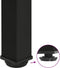 vidaXL - Salontafelpoten - 4 - st - 42-44 - cm - staal - zwart