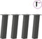 vidaXL - Salontafelpoten - 4 - st - 42 - cm - staal - antraciet