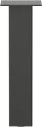 vidaXL - Salontafelpoten - 4 - st - 42 - cm - staal - antraciet