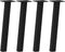 vidaXL - Salontafelpoten - 4 - st - 42 - cm - staal - zwart