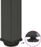 vidaXL - Salontafelpoten - 4 - st - 72-74 - cm - staal - antraciet