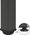 vidaXL - Salontafelpoten - 4 - st - 72-74 - cm - staal - antraciet