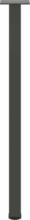 vidaXL - Salontafelpoten - 4 - st - 72-74 - cm - staal - antraciet