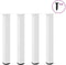 vidaXL - Salontafelpoten - 4 - st - 72-74 - cm - staal - wit