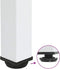 vidaXL - Salontafelpoten - 4 - st - 72-74 - cm - staal - wit
