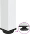 vidaXL - Salontafelpoten - 4 - st - 72-74 - cm - staal - wit