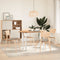 vidaXL - Salontafelpoten - 4 - st - 72-74 - cm - staal - wit