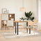 vidaXL - Salontafelpoten - 4 - st - 72-74 - cm - staal - zwart