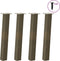 vidaXL - Salontafelpoten - 4 - st - 72 - cm - staal - naturel