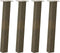 vidaXL - Salontafelpoten - 4 - st - 72 - cm - staal - naturel