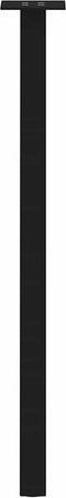 vidaXL - Salontafelpoten - 4 - st - 72 - cm - staal - zwart
