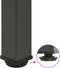 vidaXL - Salontafelpoten - 4 - st - 90-92 - cm - staal - antraciet
