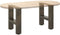 vidaXL - Salontafelpoten - naturel - staal - 2 - st - 40x(30-31) - cm - staal