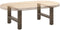 vidaXL - Salontafelpoten - naturel - staal - 2 - st - 50x(30-31) - cm - staal