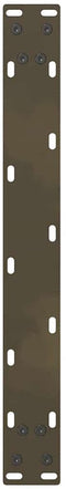 vidaXL - Salontafelpoten - naturel - staal - 2 - st - 50x(30-31) - cm - staal