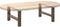 vidaXL - Salontafelpoten - naturel - staal - 2 - st - 60x(30-31) - cm - staal