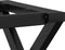 vidaXL - Salontafelpoten - X-frame - 140x30x43 - cm - gietijzer