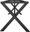 vidaXL - Salontafelpoten - X-frame - 140x30x43 - cm - gietijzer