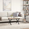 vidaXL - Salontafelpoten - X-frame - 60x40x38 - cm - gietijzer