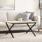vidaXL - Salontafelpoten - X-frame - 80x70x43 - cm - gietijzer
