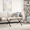 vidaXL - Salontafelpoten - X-frame - 80x70x43 - cm - gietijzer