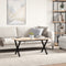 vidaXL - Salontafelpoten - X-frame - 90x30x43 - cm - gietijzer