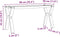 vidaXL - Salontafelpoten - Y-frame - 90x30x43 - cm - gietijzer