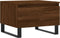 vidaXL - Salontafels - 2 - st - 50x46x35 - cm - bewerkt - hout - bruin - eikenkleur