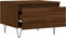 vidaXL - Salontafels - 2 - st - 50x46x35 - cm - bewerkt - hout - bruin - eikenkleur