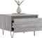 vidaXL - Salontafels - 2 - st - 50x46x35 - cm - bewerkt - hout - grijs - sonoma - eiken