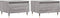 vidaXL - Salontafels - 2 - st - 50x46x35 - cm - bewerkt - hout - grijs - sonoma - eiken