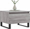 vidaXL - Salontafels - 2 - st - 50x46x35 - cm - bewerkt - hout - grijs - sonoma - eiken