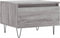 vidaXL - Salontafels - 2 - st - 50x46x35 - cm - bewerkt - hout - grijs - sonoma - eiken