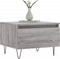vidaXL - Salontafels - 2 - st - 50x46x35 - cm - bewerkt - hout - grijs - sonoma - eiken