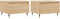 vidaXL - Salontafels - 2 - st - 50x46x35 - cm - bewerkt - hout - sonoma - eikenkleurig