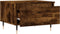 vidaXL - Salontafels - 2 - st - 50x46x35 - cm - bewerkt - hout - gerookt - eikenkleurig
