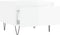 vidaXL - Salontafels - 2 - st - 50x46x35 - cm - bewerkt - hout - hoogglans - wit
