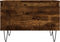 vidaXL - Salontafels - 2 - st - 50x46x35 - cm - bewerkt - hout - gerookt - eikenkleurig