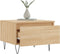 vidaXL - Salontafels - 2 - st - 50x46x35 - cm - bewerkt - hout - sonoma - eikenkleurig