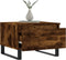 vidaXL - Salontafels - 2 - st - 50x46x35 - cm - bewerkt - hout - gerookt - eikenkleurig