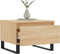 vidaXL - Salontafels - 2 - st - 50x46x35 - cm - bewerkt - hout - sonoma - eikenkleurig