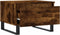 vidaXL - Salontafels - 2 - st - 50x46x35 - cm - bewerkt - hout - gerookt - eikenkleurig
