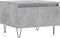 vidaXL - Salontafels - 2 - st - 50x46x35 - cm - bewerkt - hout - betongrijs